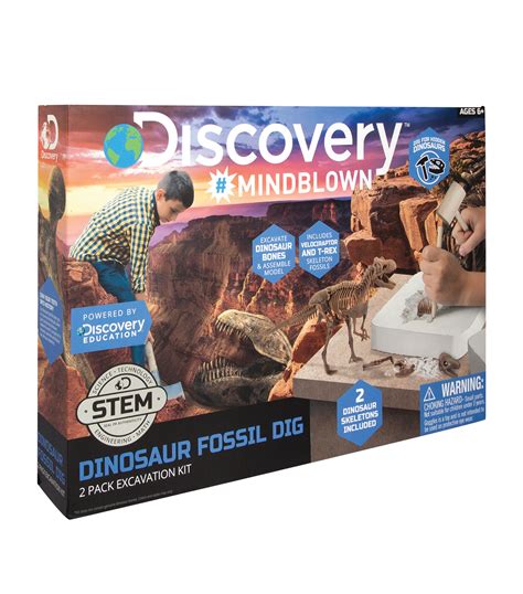 Discovery Channel Dinosaur Fossil Dig Excavation Kit | Harrods US