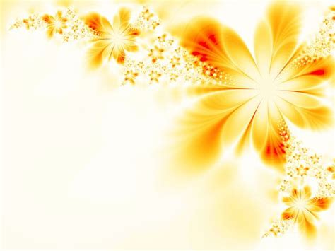 Abstract Yellow Flower Background Stock Photo 02