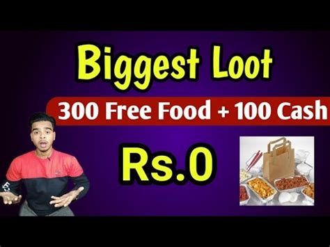 Biggest Swiggy Loot Free Food Extra Cashback Flash App New