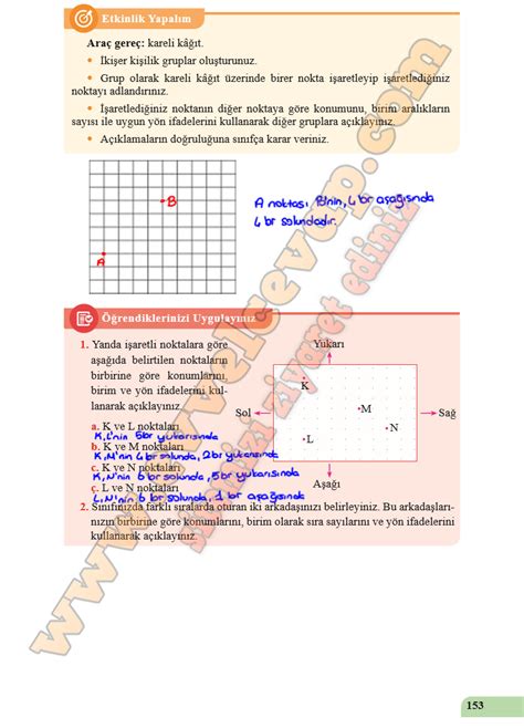 5 Sınıf Özgün Yayınları Matematik Ders Kitabı Cevapları Sayfa 152 153