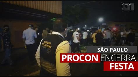 Fiscalização do Procon encerra festa 500 pessoas em casa noturna na