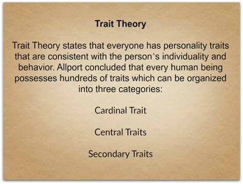 Gordon W. Allport's Trait Theory & Cardinal Traits - HubPages