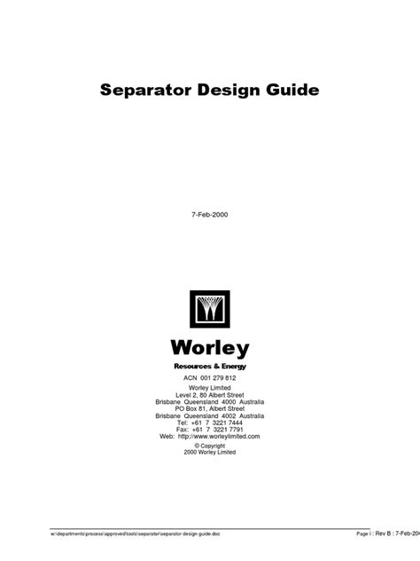 Separator Design Guide | PDF | Liquids | Drop (Liquid)