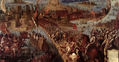 La caída del Imperio mexica Cortés protagonizó la primera batalla