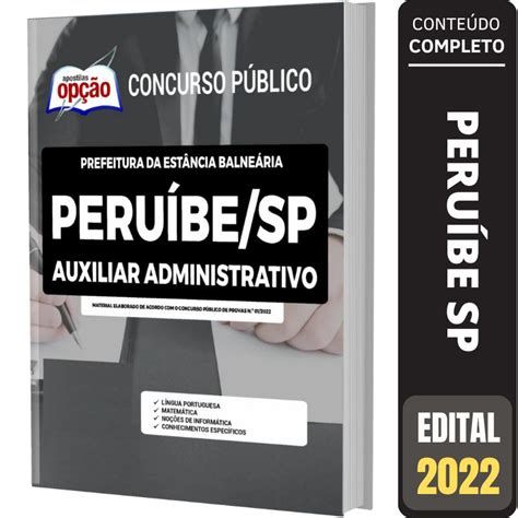 Apostila Prefeitura Peruíbe Sp Auxiliar Administrativo Solução