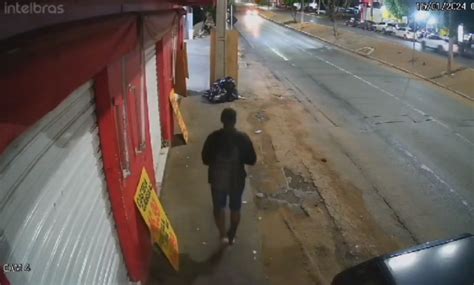 Amigo que matou açougueiro no Alvorada é visto saindo da cena do