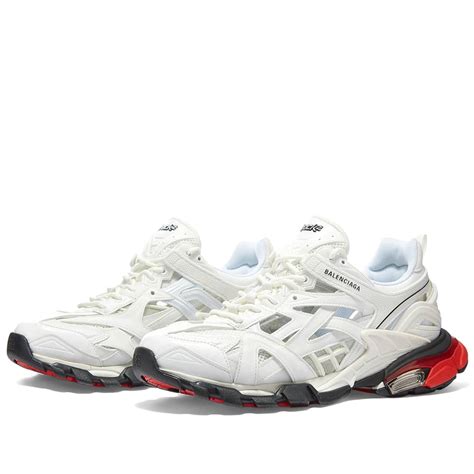 Balenciaga Track 2 Sneaker White, Red & Black | END.