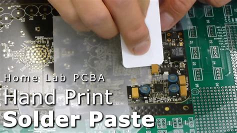 How To Apply Solder Paste For Diy Pcb Assembly Project Soldering