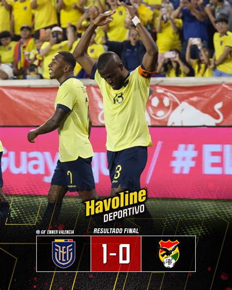 Havoline Deportivo on Twitter Ecuador se impuso por la mínima