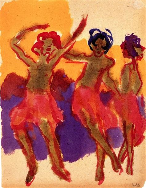 Emil Nolde Master Of Color Emil Nolde German Art Dance Paintings