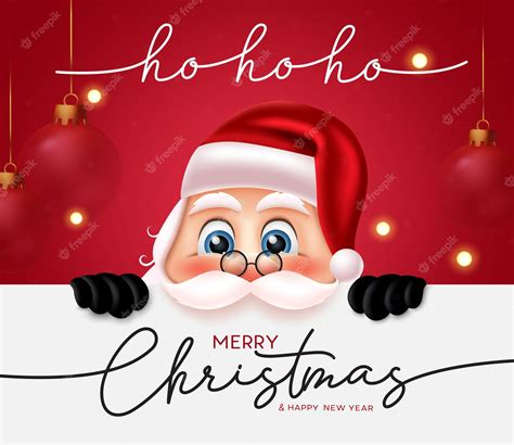 Premium Vector Christmas Santa Character Vector Design Christmas Santa Claus Character