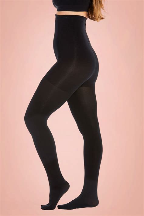 Magic Bodyfashion High Waist Slim Tights In Black