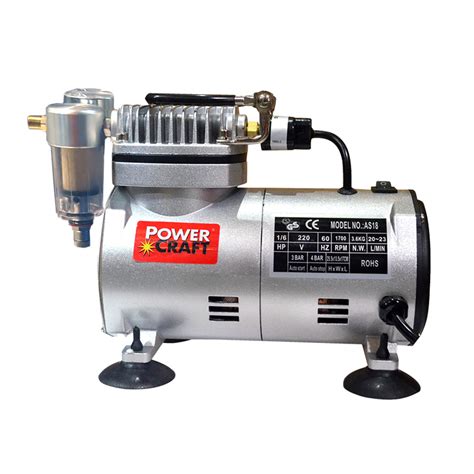 Powercraft Oil Less Mini Air Compressor PACMAC AS 18 Powercraft