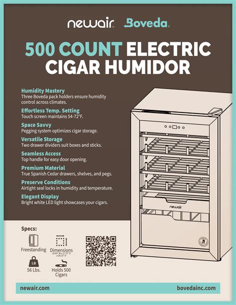 Newair X Boveda Count Electric Cigar Humidor Goes On Sale Halfwheel