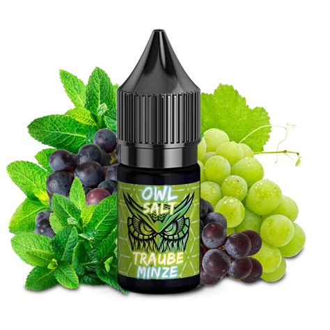 Traube Minze Liquid E Zigarette Nikotinsalzliquid 10 Ml OWL SALT 4 99