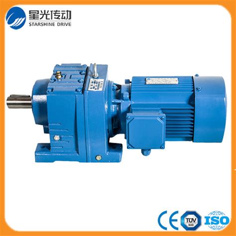 R97 Series Helical Geared Motor With Foot Mounted Helical Geared