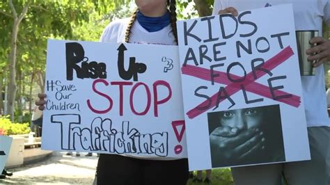 March Protesting Human Trafficking Held In West Palm Beach