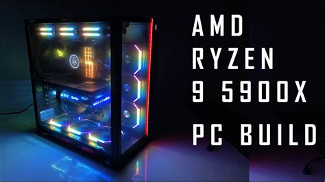 Ryzen 9 5900X RTX 3070 Editing and Gaming PC Build - YouTube