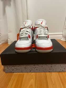 Nike Air Jordan 4 Fire Red | Grailed