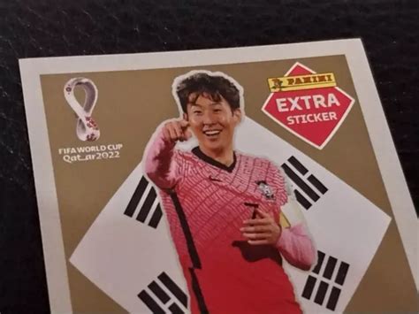 Panini Extra Sticker Qatar D Heung Min Son South Korea Legend