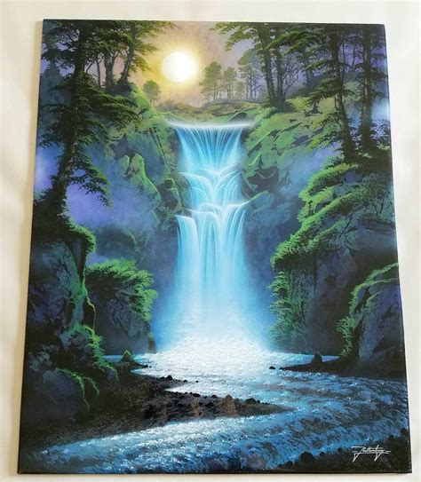 Pin By Christina Karam On Handmade Ideas Waterfall Paintings