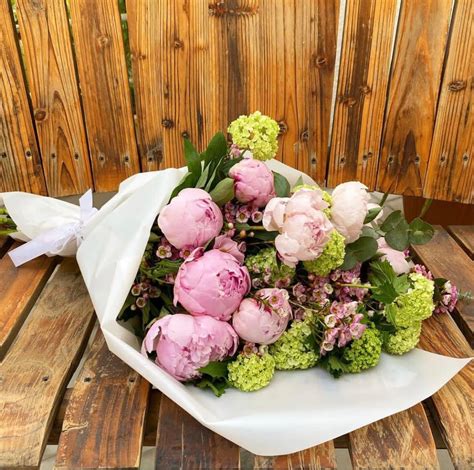 Large Peonies bouquet by Noble Garden