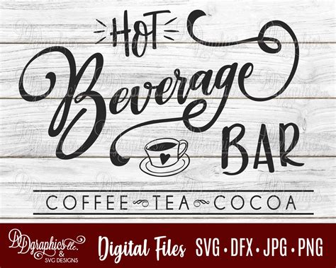 Free Coffee And Tea Bar Svg Svg Png Eps Dxf File