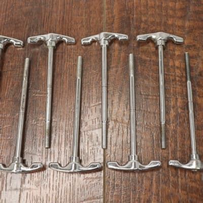 Pearl Bass Drum T Rods Chrome Vintage S Pk Reverb Uk