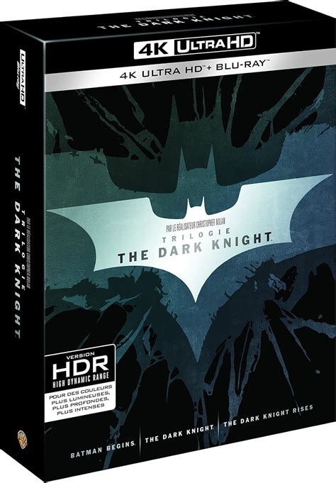 Amazon Fr The Dark Knight La Trilogie 4K Ultra HD Blu Ray