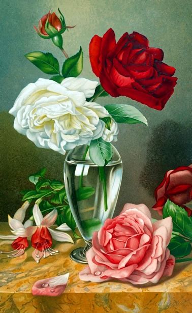 Flowers Still Life Vintage Art Free Stock Photo Public Domain Pictures