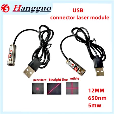 Adaptador USB De Diodo L Ser Rojo M Dulo Enfocable L Nea De Punto Haz