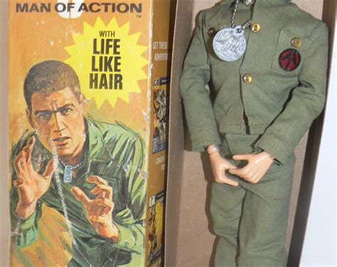 Vintage 1970 Gi Joe Man Of Action Hasbro 7500 Life Like Hair And Scar