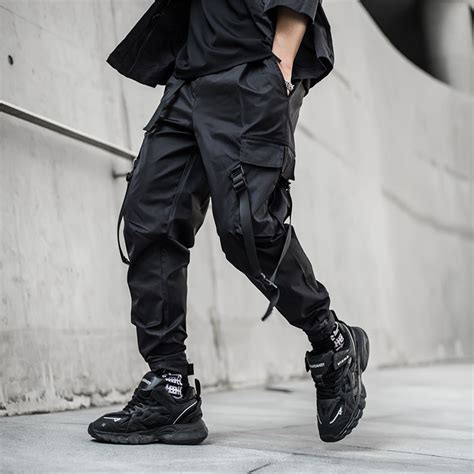 Japanese Techwear Pants Cyberpunk Straps Streetwear Clothing Etsy Uk