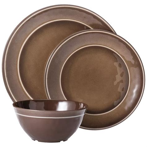 Melamine 12pc Dinnerware Set Threshold Ebay