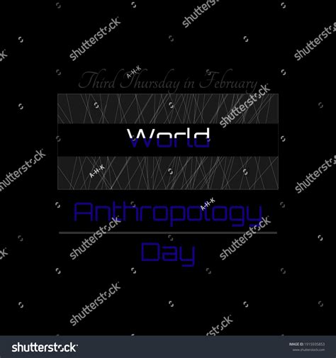 1 World Anthropology Day Stock Vectors, Images & Vector Art | Shutterstock