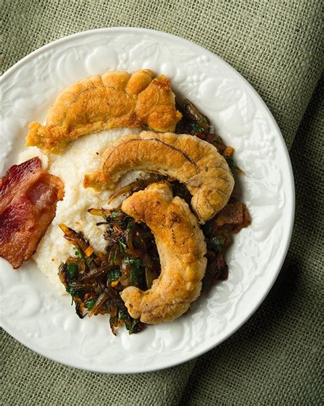 Shad Roe With Bacon And Grits Hunter Angler Gardener Cook