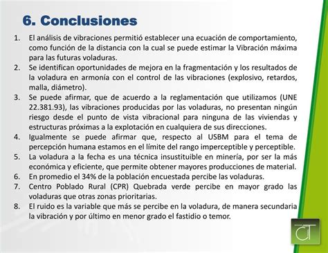 Ppt Herramientas De Gesti N De Vibraciones Por Voladuras Powerpoint