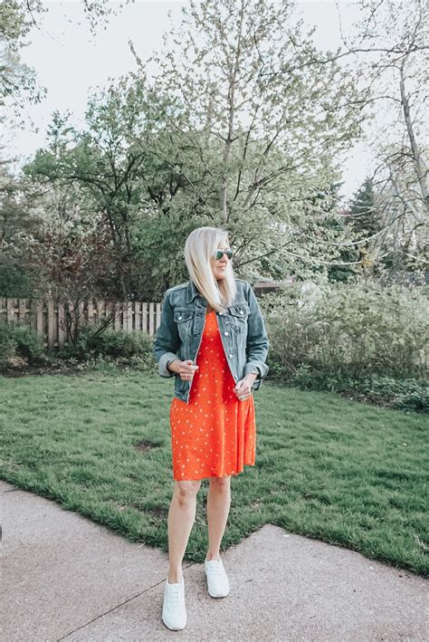 Easy Outfit Formula Sundress With Sneakers Doused In Pink