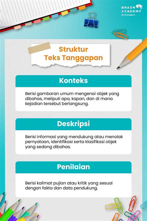 Pengertian Teks Tanggapan Ciri Kebahasaan Dan Strukturnya