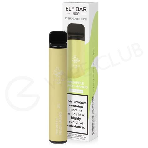 Pineapple Peach Mango Elf Bar Disposable Vape