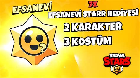 ÜCRETSİZ 2 KARAKTER VE 3 KOSTÜM ALDIM Brawl Stars YouTube