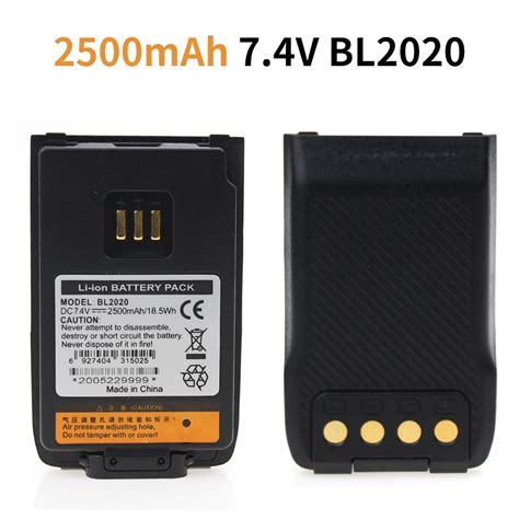 2500mAh BL1502 BL1504 BL2010 BL2020 EX Battery For Hytera PD502 PD602