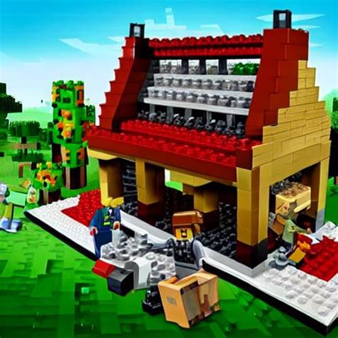 Minecraft Lego Set Openart