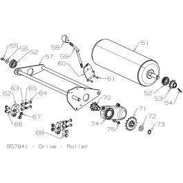 Drive Roller Assembly For Masport Rr Sp H Sep Mower L S Engineers