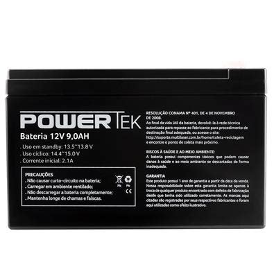 Bateria Selada P Nobreak V Ah Powertek En Passalacqua Tech