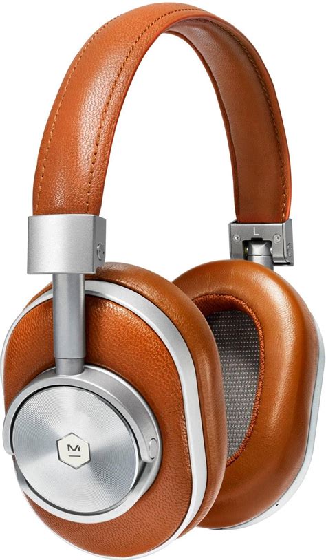 Best Buy Master And Dynamic Mw60 Over The Ear Wireless Headphones Silver Metal Brown Leather Mw60s2