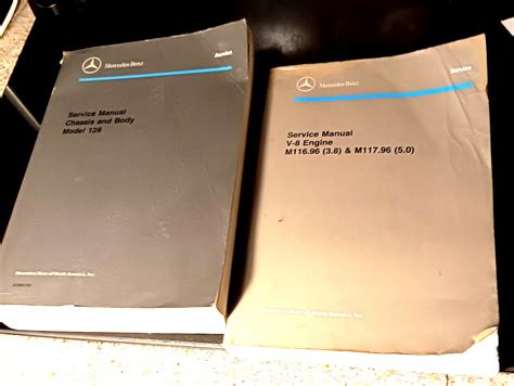 Mercedes Factory Repair Manual Set For Se Sl Slc And Sec Sel