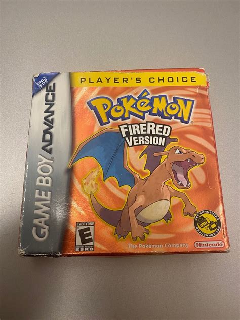 Nintendo Pok Mon Firered Usa Version Gameboy Advance Video Game