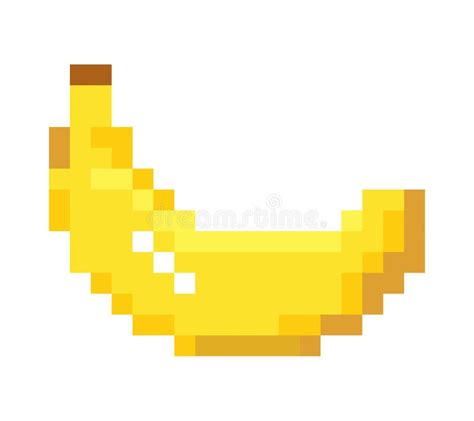 Minecraft Banana Pixel Art