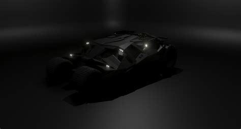 Stl File Batmobile Tumbler・template To Download And 3d Print・cults